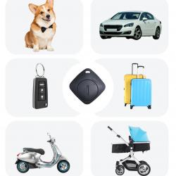 Traqueur GPS Smart AirTag pour iPhone Apple Find My, Couleur: Black
