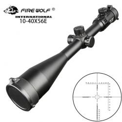 Fire wolf - tactique 10-40X56 E, optique de fusil à Air comprimé