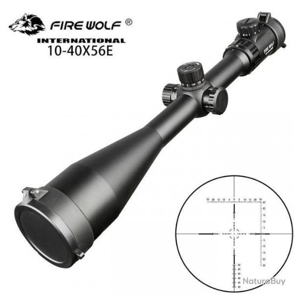 Fire wolf - tactique 10-40X56 E, optique de fusil  Air comprim