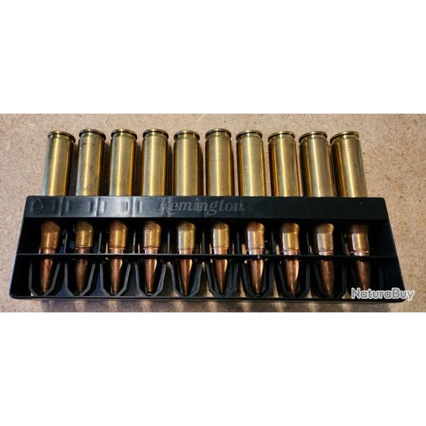 LOT DE 10 BALLES 7MM08 REMINGTON 9.1 G  CORE LOKT