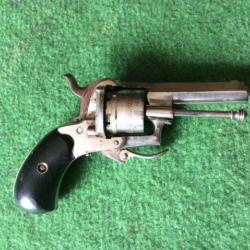 Rare revolver ELG "New English Pattern" calibre 7 mm à broche