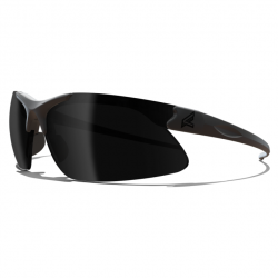 Lunettes Edge Tactical Sharp Edge Monture noire - Fumé G-15