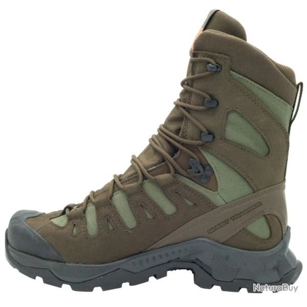 Chaussures Salomon Quest Tracker High GTX - Marron/Vert - 36