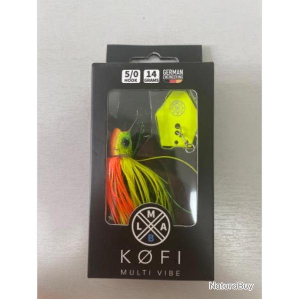 !! LEURRE LMAB KOFI MULTIVIBE 14gr COL FIRETIGER