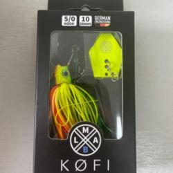 !! LEURRE LMAB KOFI MULTIVIBE 10gr 5/0 COL FIRETIGER