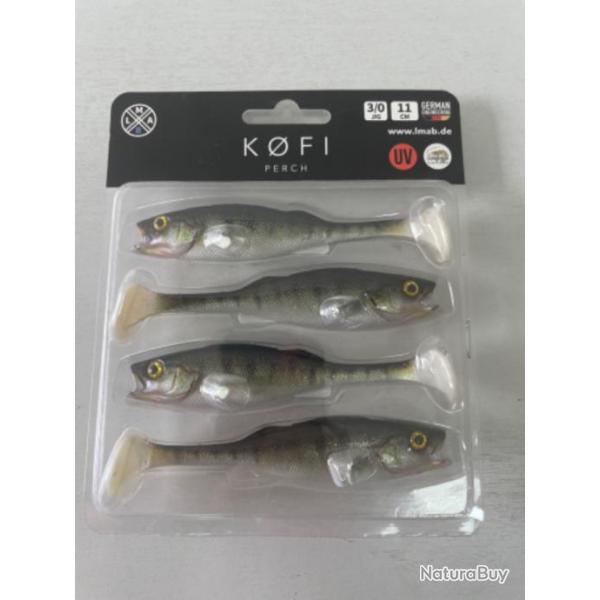 !! LEURRE LMAB KOFI PERCH 11cm COL ZANDER SKIN