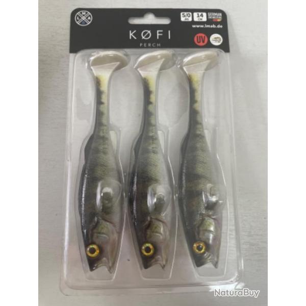 !! LEURRE LMAB KOFI PERCH 14cm COL ZANDER SKIN