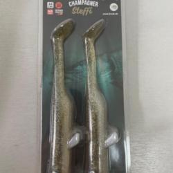 !! LEURRE LMAB DRUNKBAIT 16cm COL CHAMPAGNER STEFFI