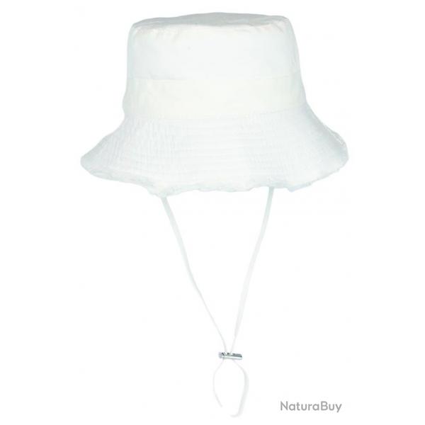 Chapeau Bob Blanc en Coton Prestige Urban avec Ficelle Myxjack Taille unique Blanc
