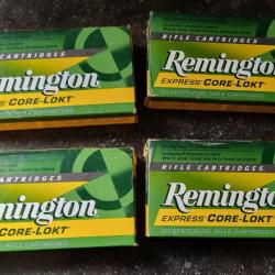 4 boites de Munitions 243 win remington corelock