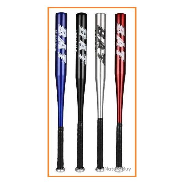 Batte De Baseball Aluminium Ou Bois - Pour Entraînement Et Loisir - Poignée Antidérapante