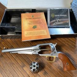 RARE REVOLVER REMNGTON INOX 1858 PEDERSOLI PATTERN CUSTOM CALIBRE 44