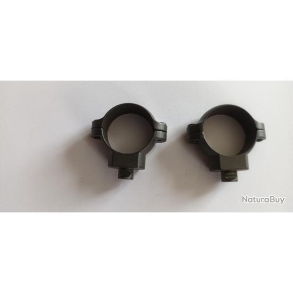 Colliers Leupold QR diamtre 25,4mm,hauteur 6mm