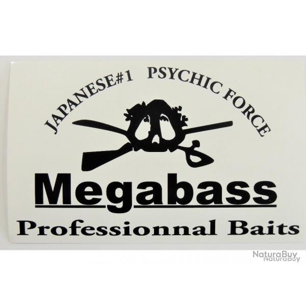 AUTOCOLLANT MEGABASS 15cm*9.40cm