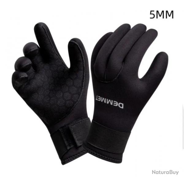 Gants de plonge en noprne 5mm