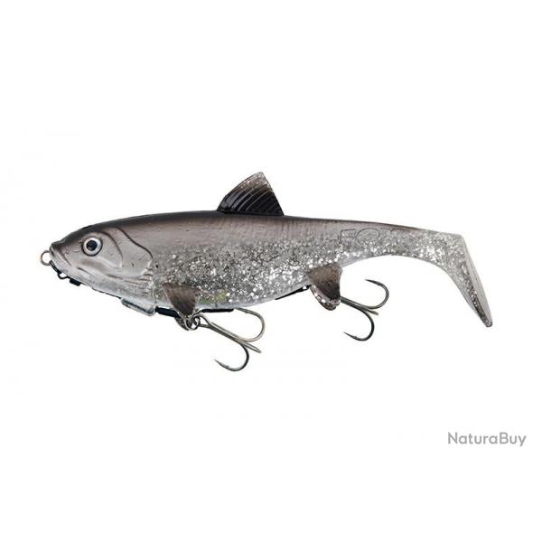 Leurre Souple FOX RAGE Replicant Wobble Shallow 23cm UV Silver Bait Fish