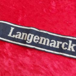 Bandeau de bras Langemarck WW2