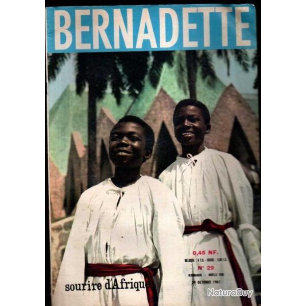 revue bernadette 29 du 29 octobre 1961