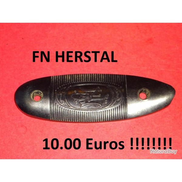 plaque fusil FN HERSTAL BROWNING long 124mm larg 40mm entraxe 84mm - VENDU PAR JEPERCUTE (JO587)