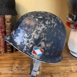 Casque USM1 de la 1ere armée française - militaria - ww2