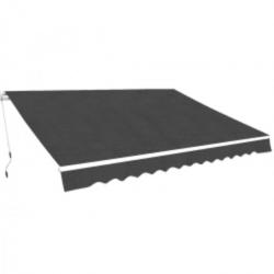 Auvent pliable manuel 600 cm Anthracite