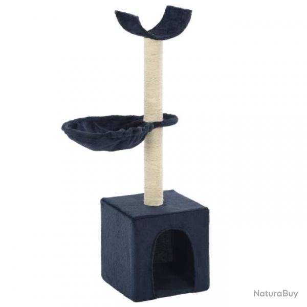 Arbre  chat avec griffoirs en sisal 105 cm Bleu