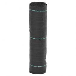 Membrane anti-mauvaises herbes noir 0,5x10 m PP