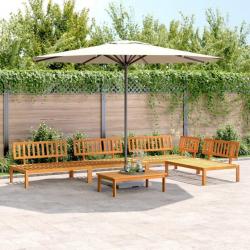 Salon palette de jardin 5 pcs bois d'acacia massif