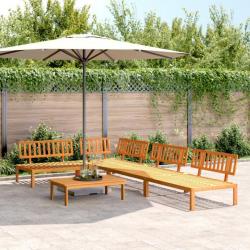 Salon palette de jardin 5 pcs bois d'acacia massif