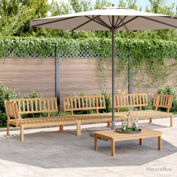 Salon palette de jardin 4 pcs bois d'acacia massif