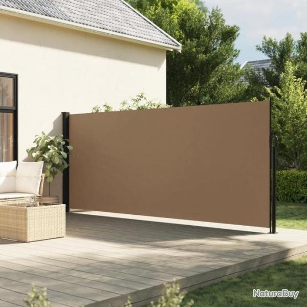 Auvent latral rtractable taupe 160x300 cm