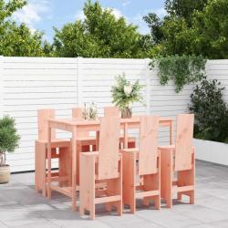 Ensemble de bar de jardin 7 pcs bois massif douglas