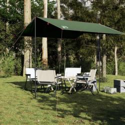 Bâche de camping vert 300x294 cm imperméable