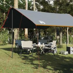 Bâche de camping orange 460x305x210 cm imperméable