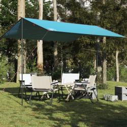 Bâche de camping bleu 360x294 cm imperméable