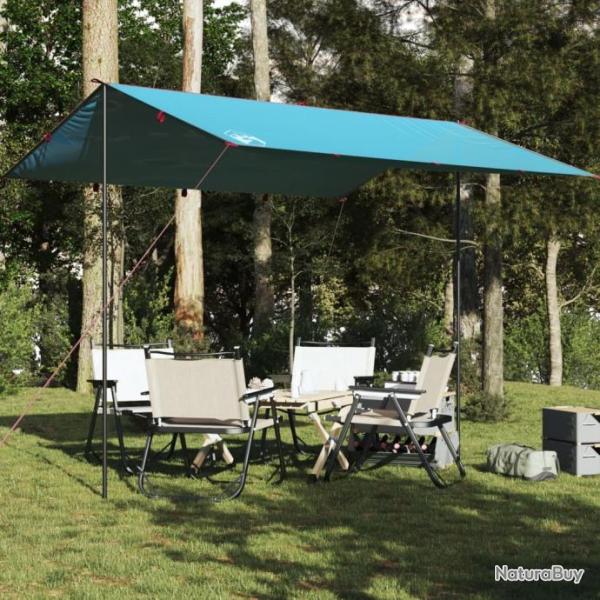 Bche de camping bleu 360x294 cm impermable