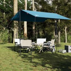 Bâche de camping bleu 300x294 cm imperméable