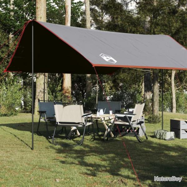 Bche de camping orange 430x380x210 cm impermable