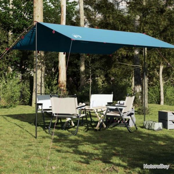 Bche de camping bleu 360x294 cm impermable