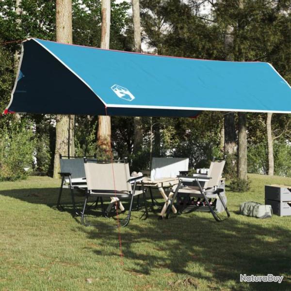 Bche de camping bleu 500x294 cm impermable