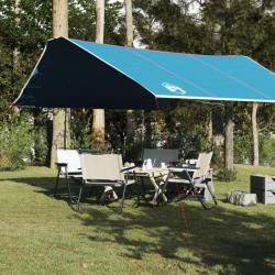 Bâche de camping bleu 420x440 cm imperméable