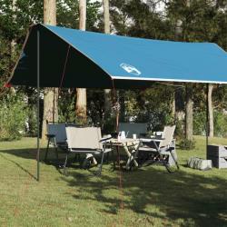 Bâche de camping bleu 460x305x210 cm imperméable