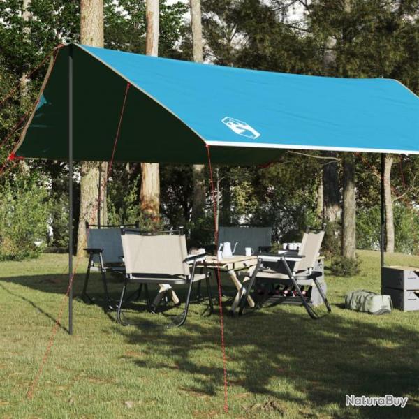 Bche de camping bleu 460x305x210 cm impermable