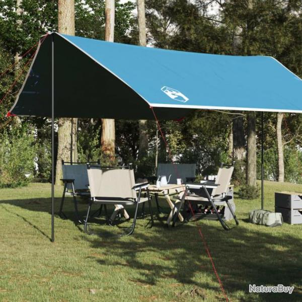 Bche de camping bleu 430x380x210 cm impermable