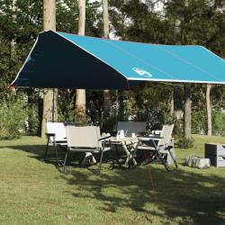 Bâche de camping bleu 420x440 cm imperméable