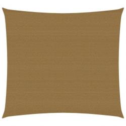 Voile d'ombrage 160 g/m² Taupe 3x3 m PEHD