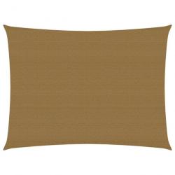 Voile d'ombrage 160 g/m² Taupe 3x4,5 m PEHD