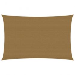 Voile d'ombrage 160 g/m² Taupe 3x5 m PEHD