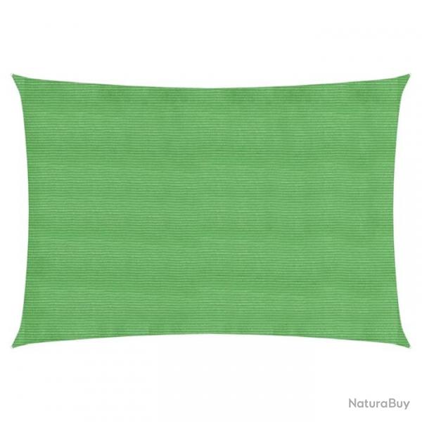 Voile d'ombrage 160 g/m rectangulaire vert clair 2x3,5 m PEHD