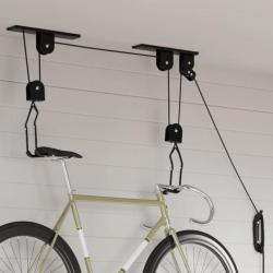 Palans à vélo avec support de plafond 2 pcs 20 kg